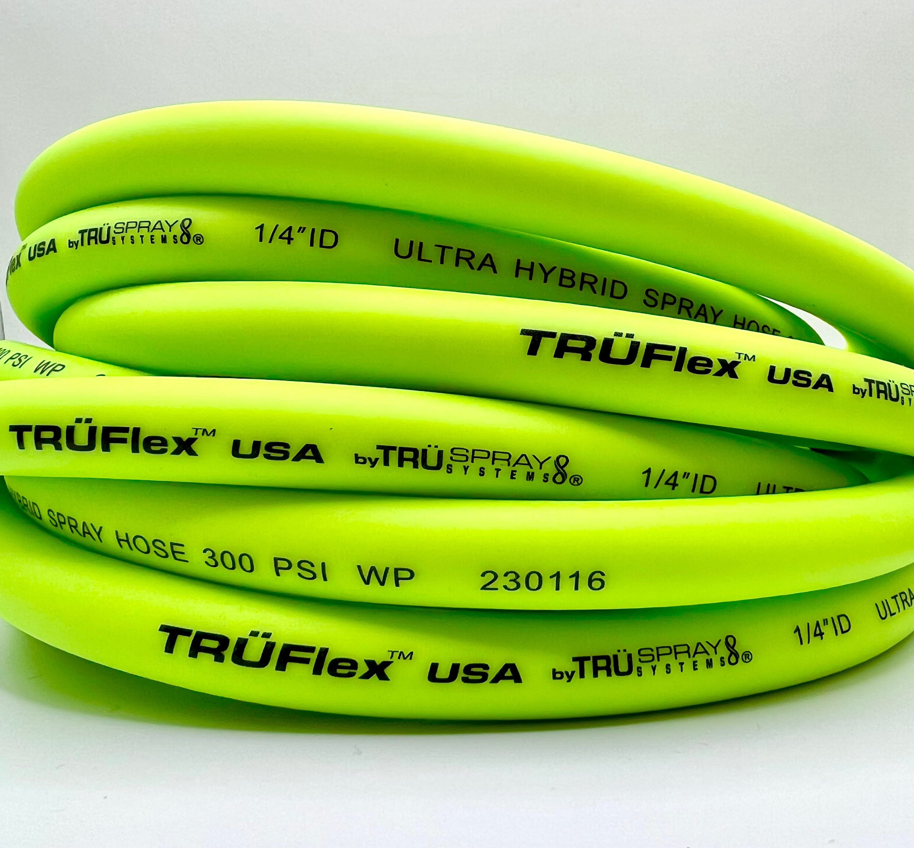 TRUFlex 1/4” Ultra Hybrid Pro Spray Hose by TRU Spray Systems. TRÜ