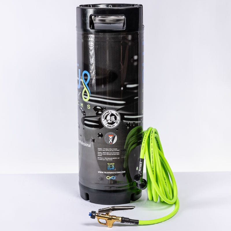 Tru Spray Systems Riptide x traditional pressurized tint keg spray tank truflex hose