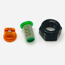 Load image into Gallery viewer, TEE JET Orange 8001 evs 100 mesh filter and retainer nut
