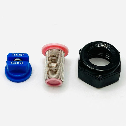 TEE JET Blue 8003 evs 200 mesh filter and retainer nut