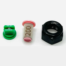 Load image into Gallery viewer, TEE JET Green 80015 evs 200 mesh filter and retainer nut
