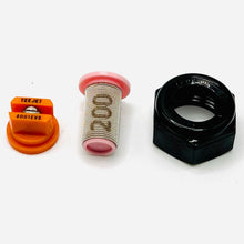 Load image into Gallery viewer, TEE JET Orange 8001 evs 200 mesh filter and retainer nut

