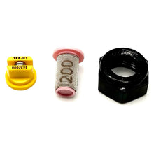 Load image into Gallery viewer, TEE JET Yellow 8002 evs 200 mesh filter and retainer nut
