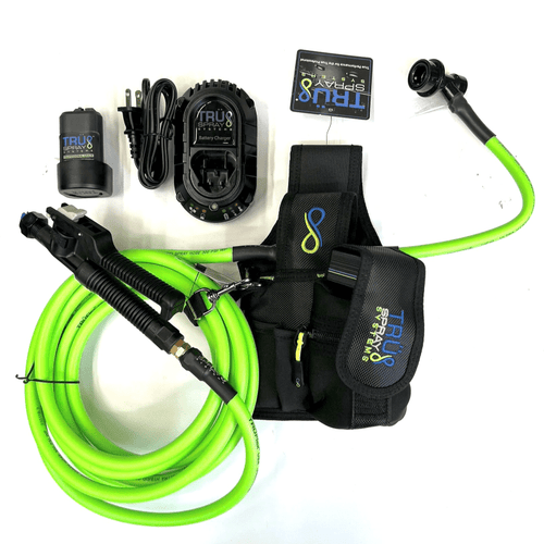 TRÜ SPRAY SYSTEM - OASiS POUCH & ACCESSORY CONVERSION KIT THE ORIGINAL AIRLESS ELECTRONIC SPRAY SYSTEM FOR A TINT KEG SPRAY TANK (EVOLUTION X)