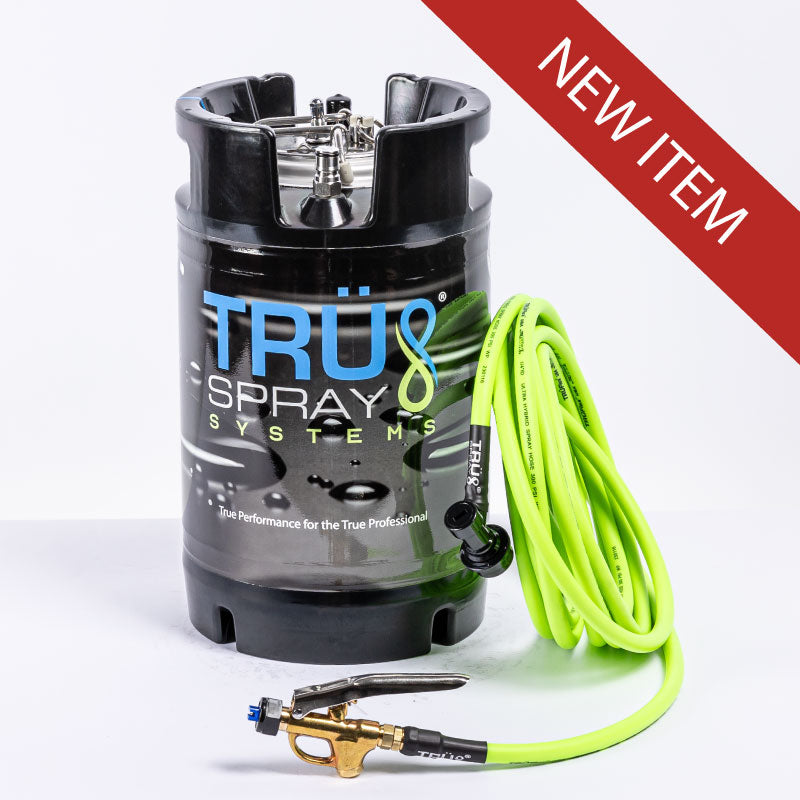 TRU Spray Systems OASiS X 2.5 Gallon Tint Keg Spray Tank Pressurized TRUFlex Hose Brass Trigger