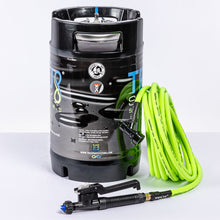 Load image into Gallery viewer, TRU Spray Systems OASiS X 2.5 Gallon Tint Keg Spray Tank Pressurized TRUFlex Hose PolyJet Trigger side Logo
