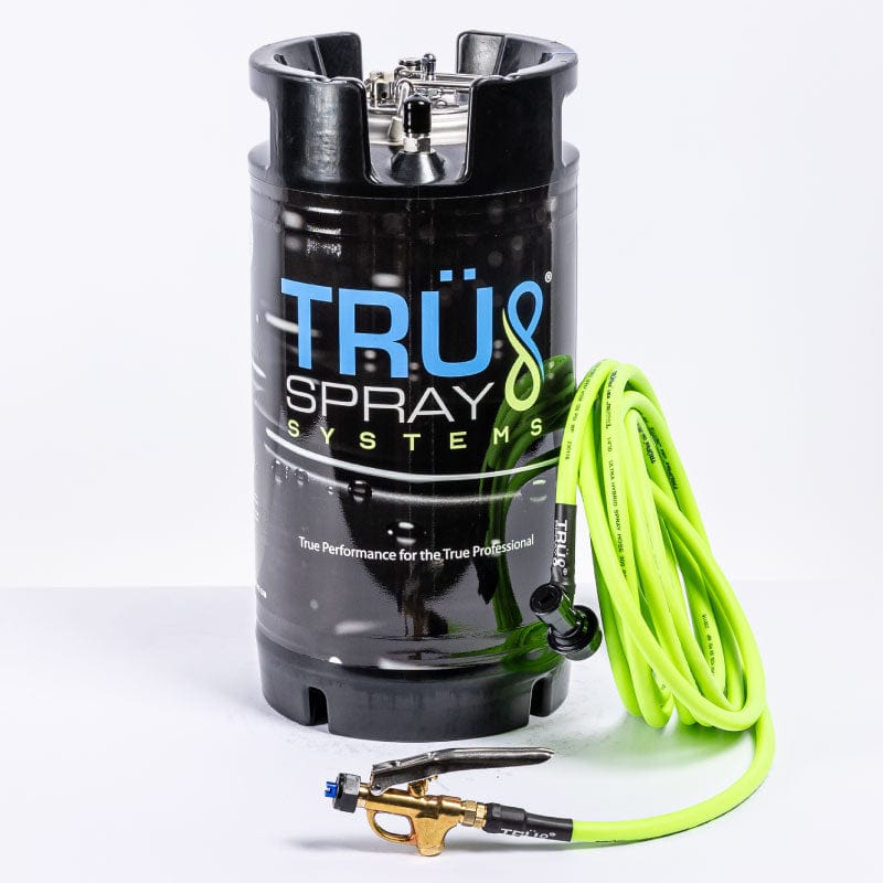 TRU Spray Systems 3 gallon pressurized Tint Keg Spray Tank TRUFlex spray hose brass trigger
