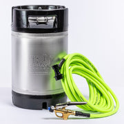 2.5 GALLON TRU X TRADITIONAL PRESSURIZED COMPLETE NAKED TINT KEG SPRAYER TANK BRASS SPRAYER