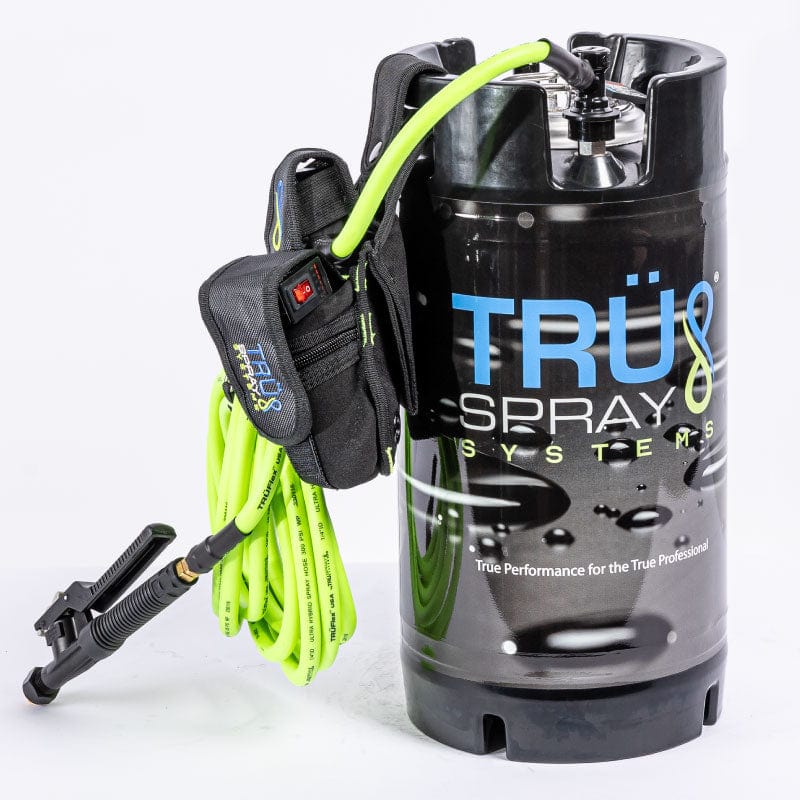 Tru Spray Systems OASiS airless electornic spray system 3 gallon tint keg sprayer tank truflex hose Polyjet trigger