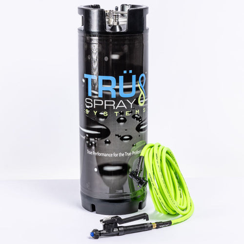 Tru Spray Systems Riptide x traditional pressurized tint keg spray tank truflex hose