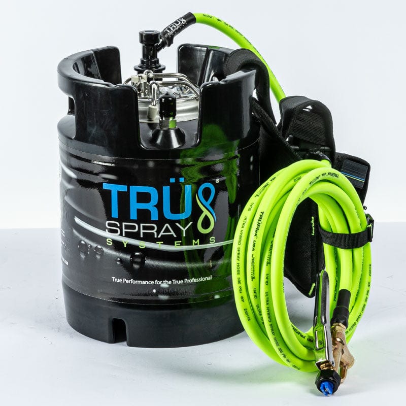 TRU Spray Systems SPLASH 1.75 Gallon Airless Electronic Tint Keg Spray Tank TRUFlex Hose