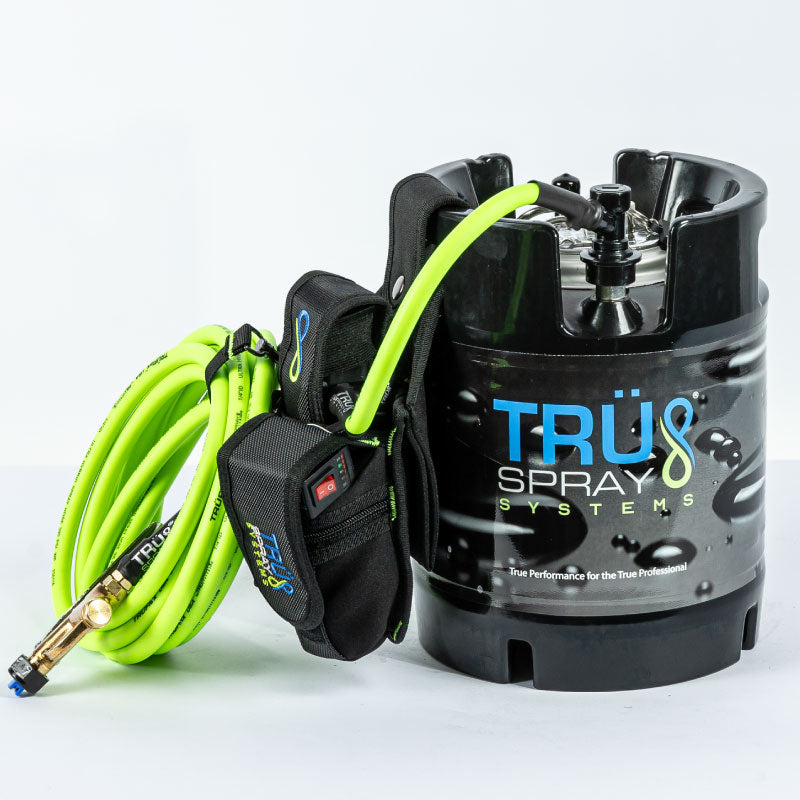 TRU Spray Systems SPLASH 1.75 Gallon Airless Electronic Tint Keg Spray Tank TRUFlex Hose