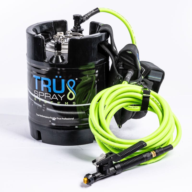 TRU Spray Systems SPLASH 1.75 Gallon Airless Electronic Tint Keg Spray Tank TRUFlex Hose