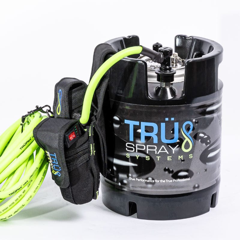 TRU Spray Systems SPLASH 1.75 Gallon Airless Electronic Tint Keg Spray Tank TRUFlex Hose