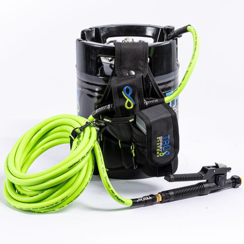 TRU Spray Systems SPLASH 1.75 Gallon Airless Electronic Tint Keg Spray Tank TRUFlex Hose
