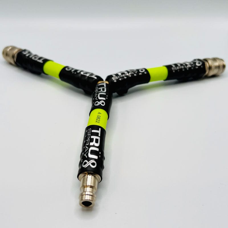 Tru Spray Systems tru duo dual hose connector with truflex hose Yellow