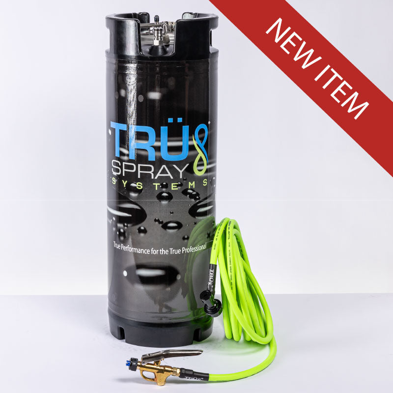 TRU Spray Systems Riptide X Pressurized Tink Keg Spray Tank with TRUFlex Hose