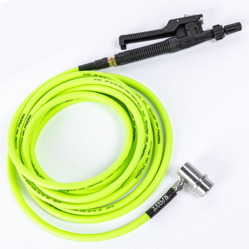 TRUFlex Hose tint keg tank sprayer set up with Tee Jet plastic polyjet spray spray trigger
