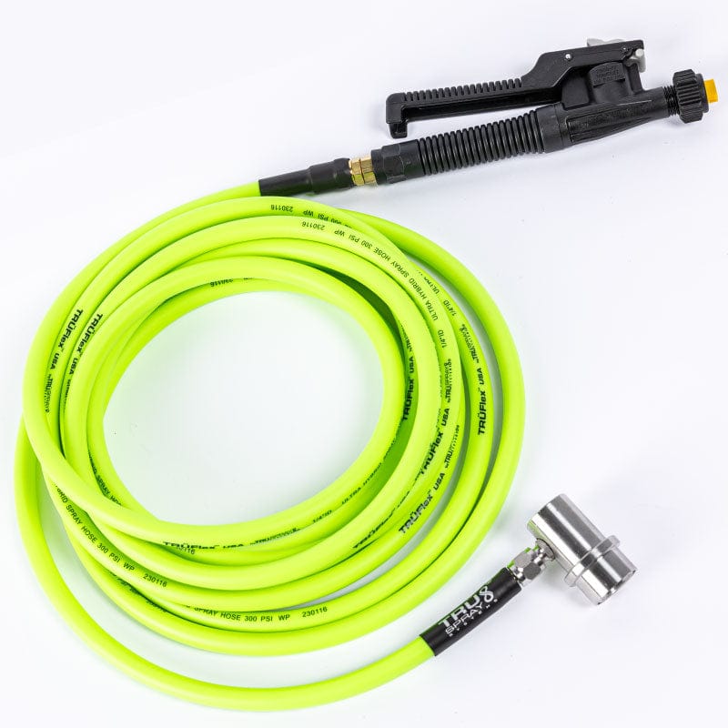 TRUFlex Hose tint keg tank sprayer set up with Tee Jet plastic polyjet spray spray trigger