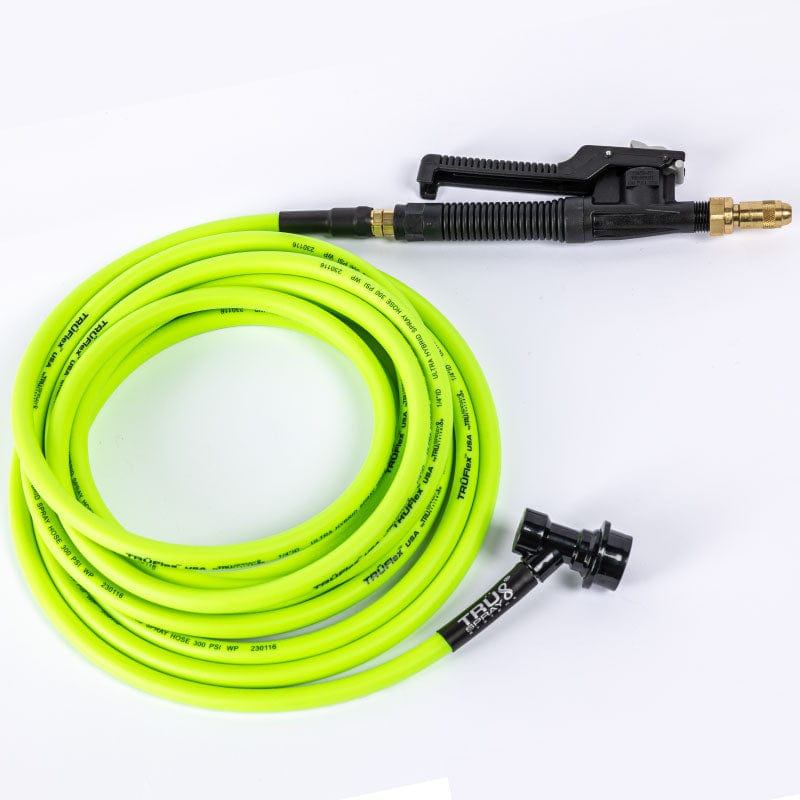 TRUFlex Hose tint keg tank sprayer set up with Tee Jet plastic polyjet spray spray trigger