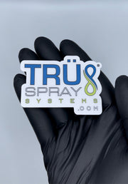 TRÜ SPRAY SYSTEMS TRANSPARENT STICKER