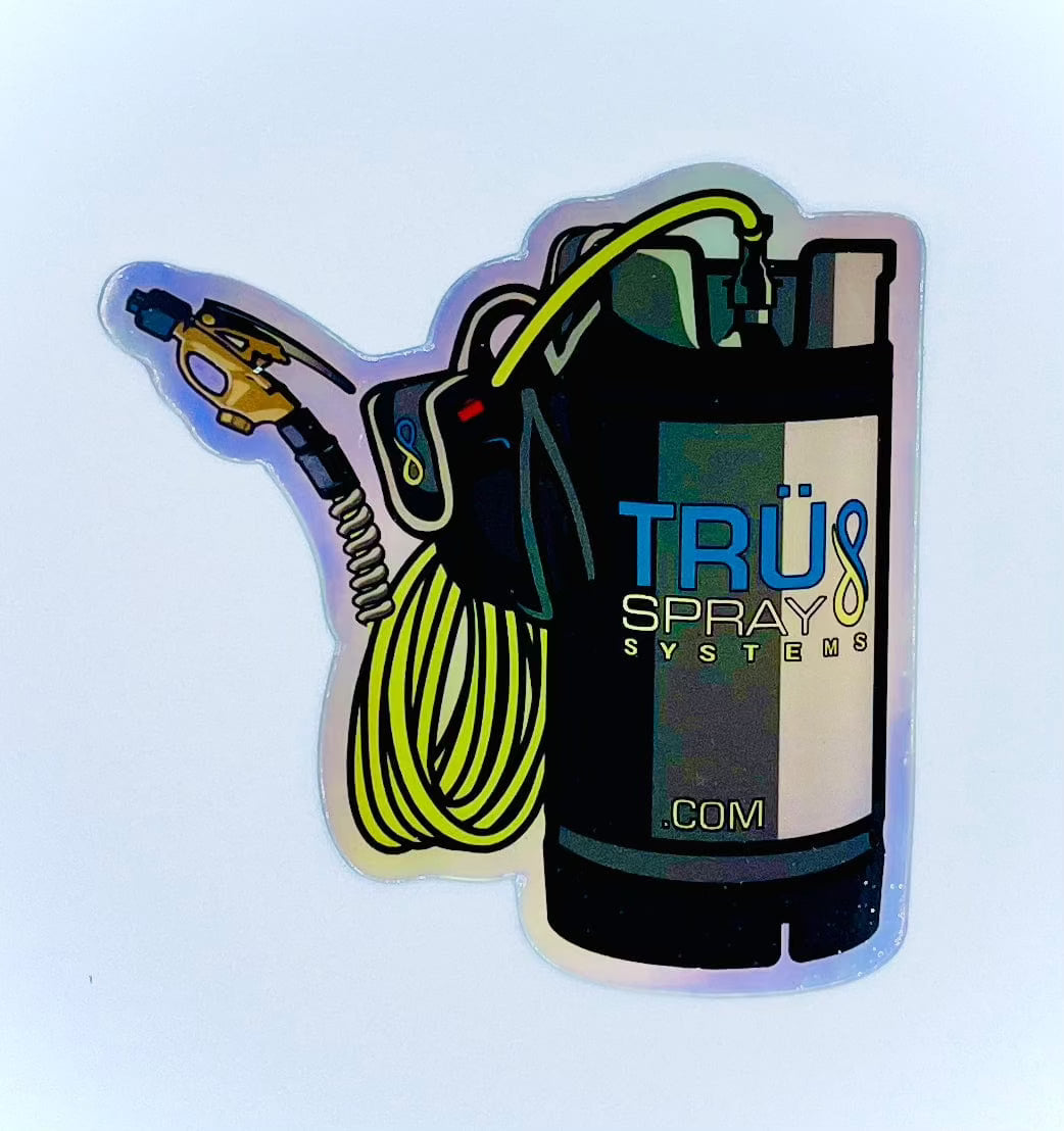 TRÜ TANK ICON HOLOGRAPHIC STICKER