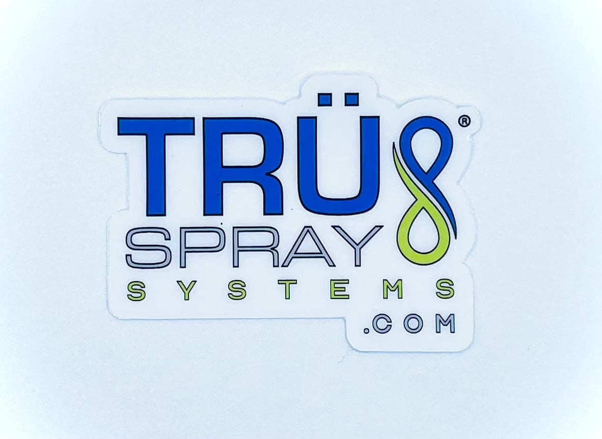 TRÜ SPRAY SYSTEMS TRANSPARENT STICKER